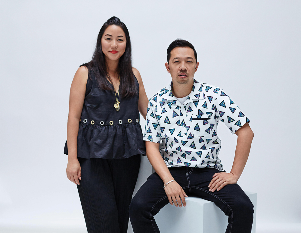 Designers Carol Lim and Humberto Leon, Kenzo’s collaborators